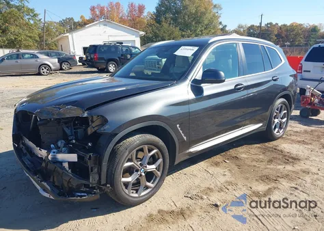 2022 BMW X3 xDrive30I from USA, damaged, VIN 5UX53DP05N9L24542